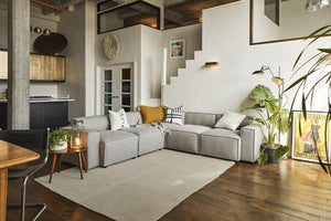 Linen Corner Sofa