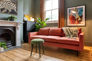 Brick Coloured Sofa