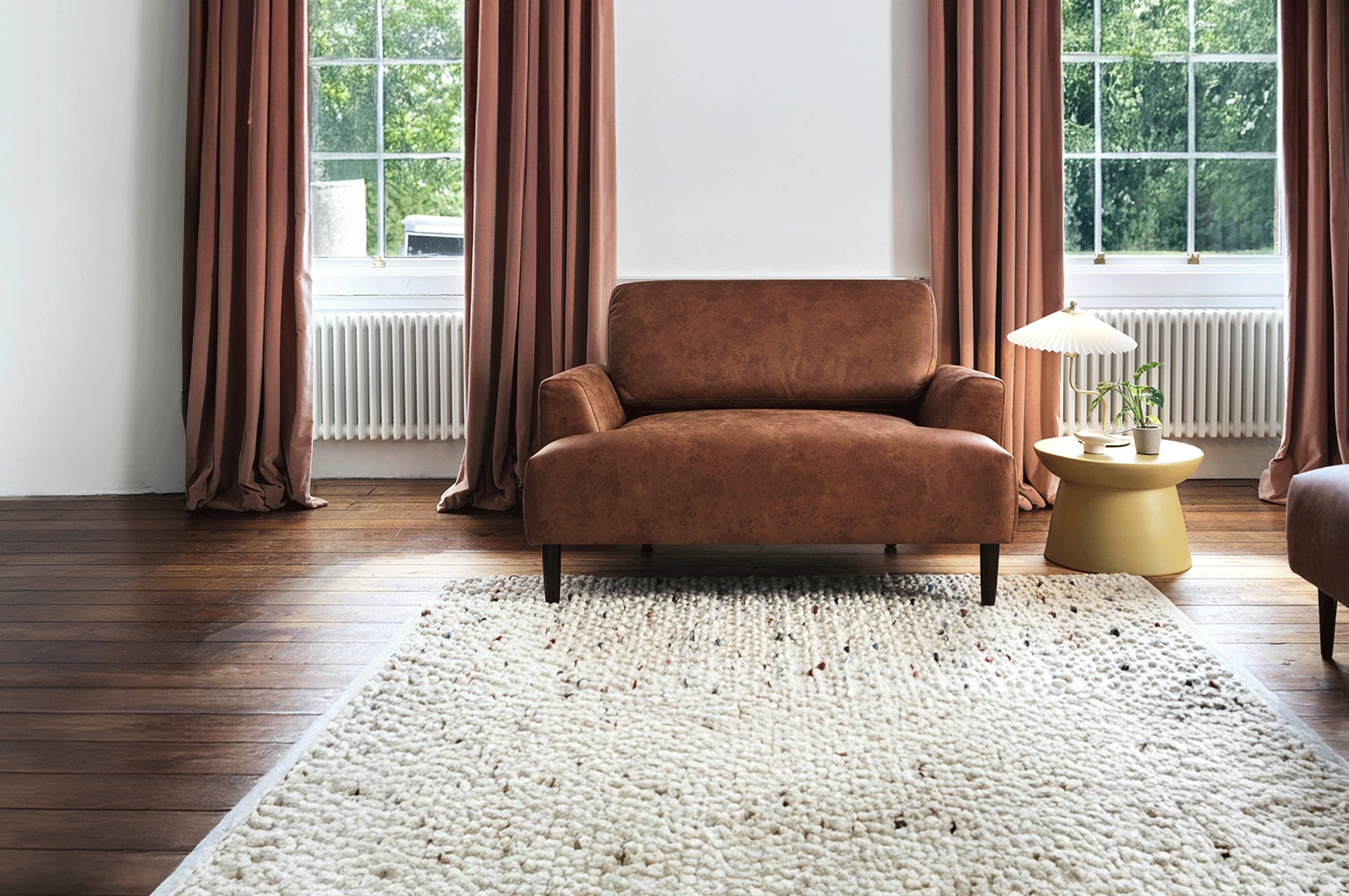 Faux Leather Armchairs