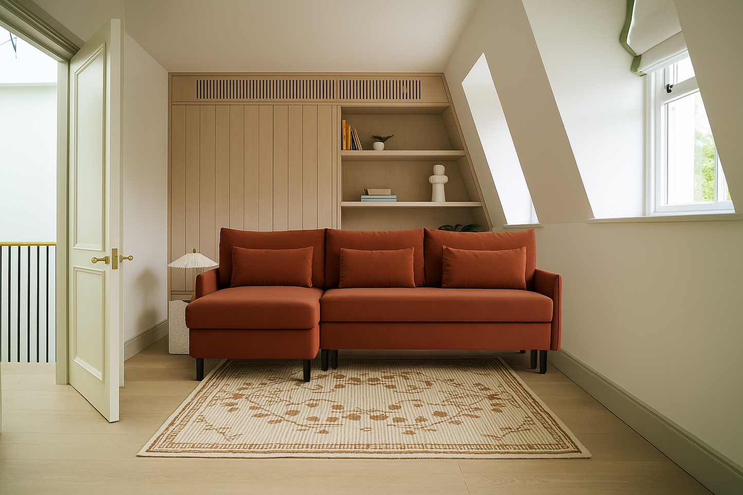 Model 12 3 Seater Left Chaise Sofa Bed With Storage