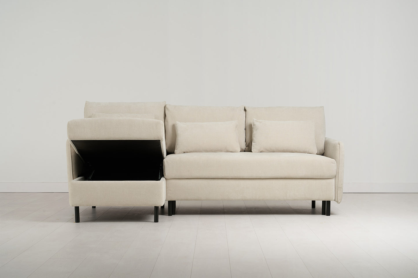 Model 12 3 Seater Left Chaise Sofa Bed With Storage