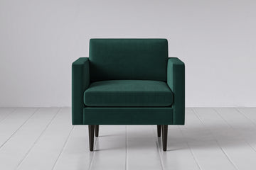 Kingfisher Image 1 - Model 01 Armchair in Kingfisher Front View