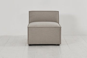 Pumice image 1 - Model 03 Single Seat in Pumice Linen Front View