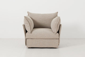 Pumice Image 1 - Model 06 Armchair in Pumice Front View