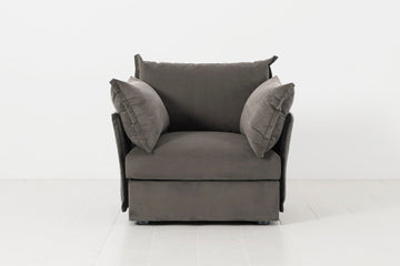 Elephant Image 1 - Model 06 Armchair in Elephant Front View