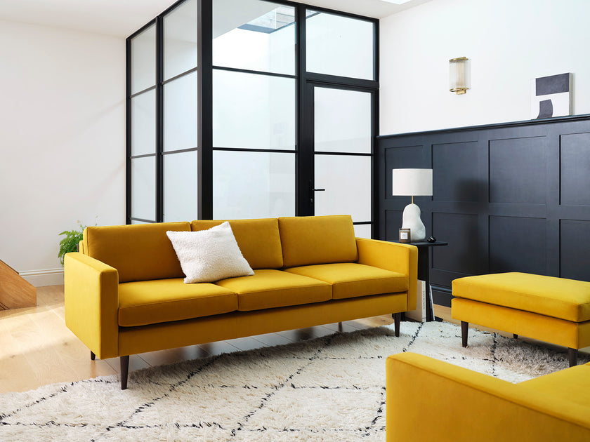 How To Style Your Home With A Mustard Sofa | Swyft