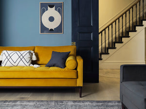 mustard sofas