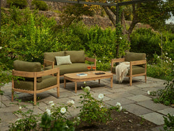 Wooden garden sofa set