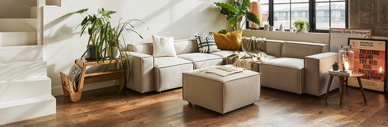 yellow 3 seater sofa.