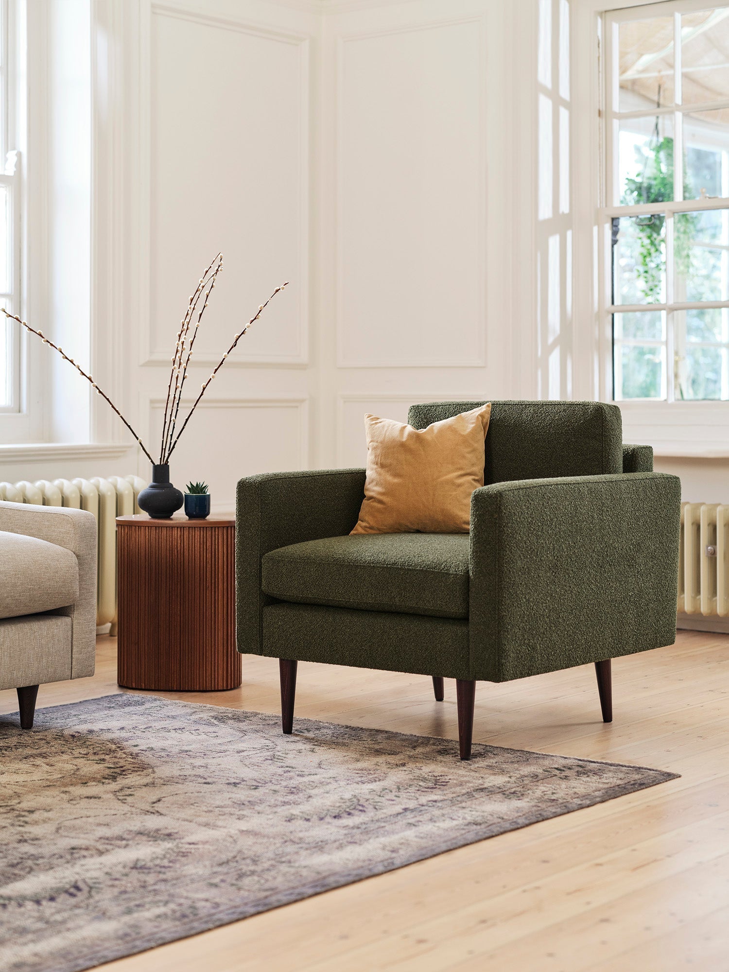 Boucle armchairs online