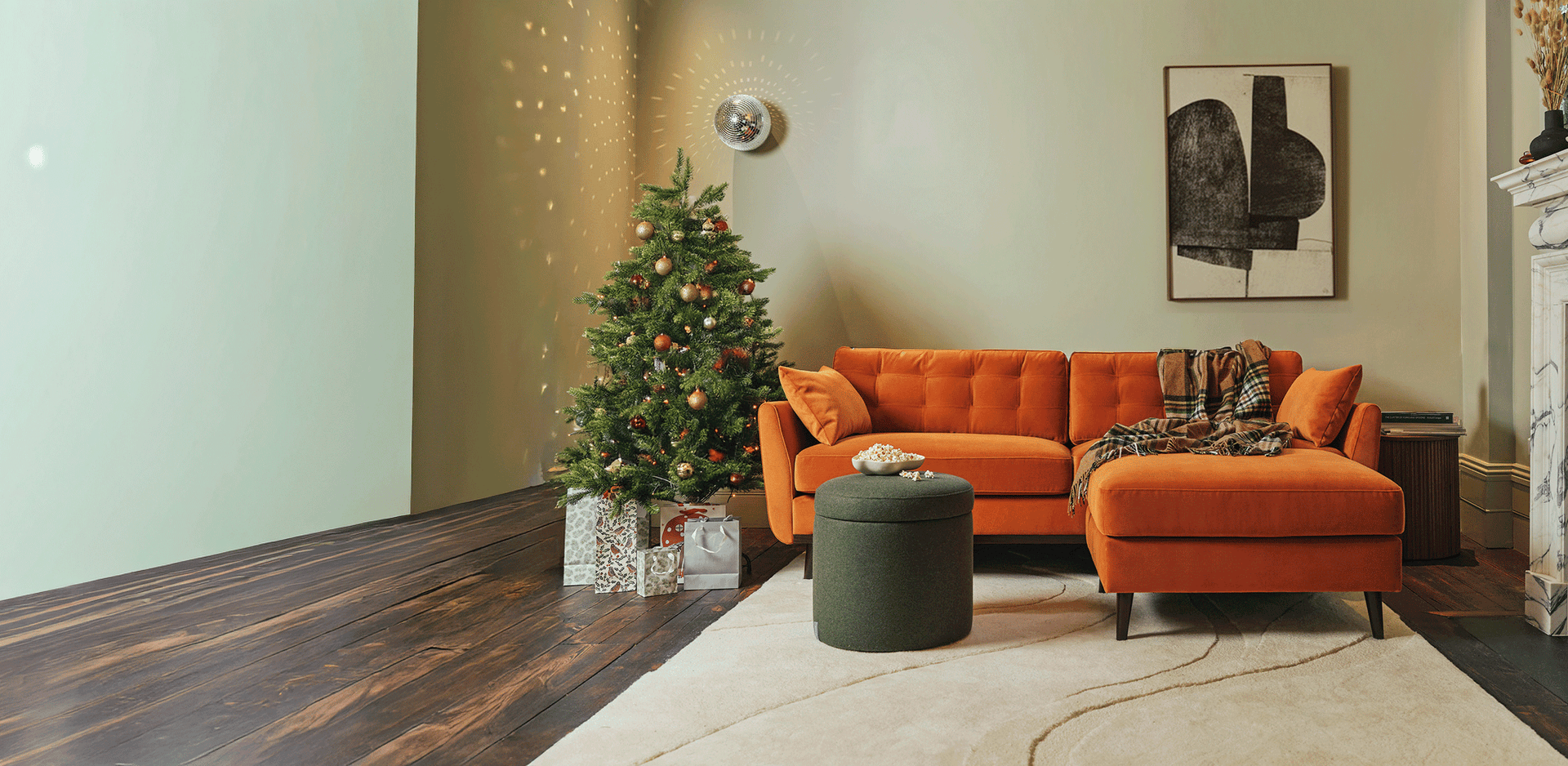 yellow 3 seater sofa.