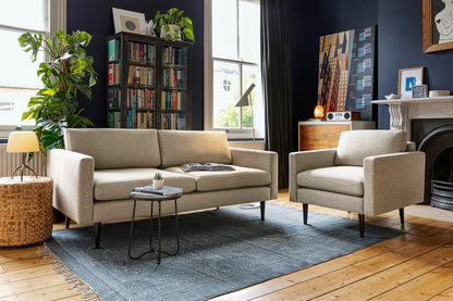Model 01 2-Seater Sofa, Pumice