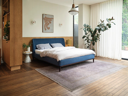 Bed 02 Super King Sized Bed, Teal