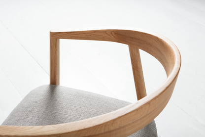 Dining Chair 01 (set of 2), Oak / Oatmeal