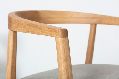 Dining Chair 01 (set of 2), Oak / Oatmeal