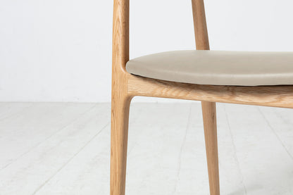 Dining Chair 01 (set of 2), Oak / Oyster