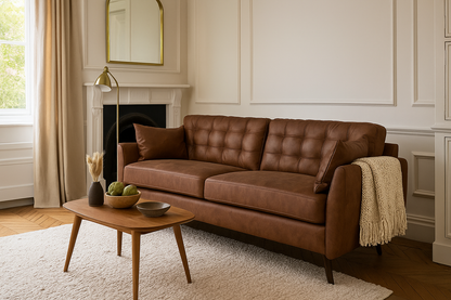 Model 10 3-Seater Sofa, Chestnut
