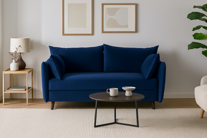 Model 08 Sofa Bed 2.5 Seater, Indigo