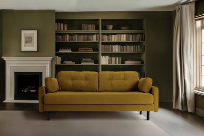 Model 04 Sofa Bed 3 Seater, Mustard