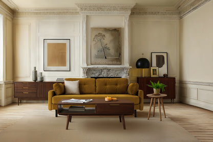 Model 04 Sofa Bed 3 Seater, Mustard