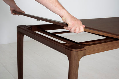 Dining Table 01 Extending Dining Table, Walnut / 6-8 seater