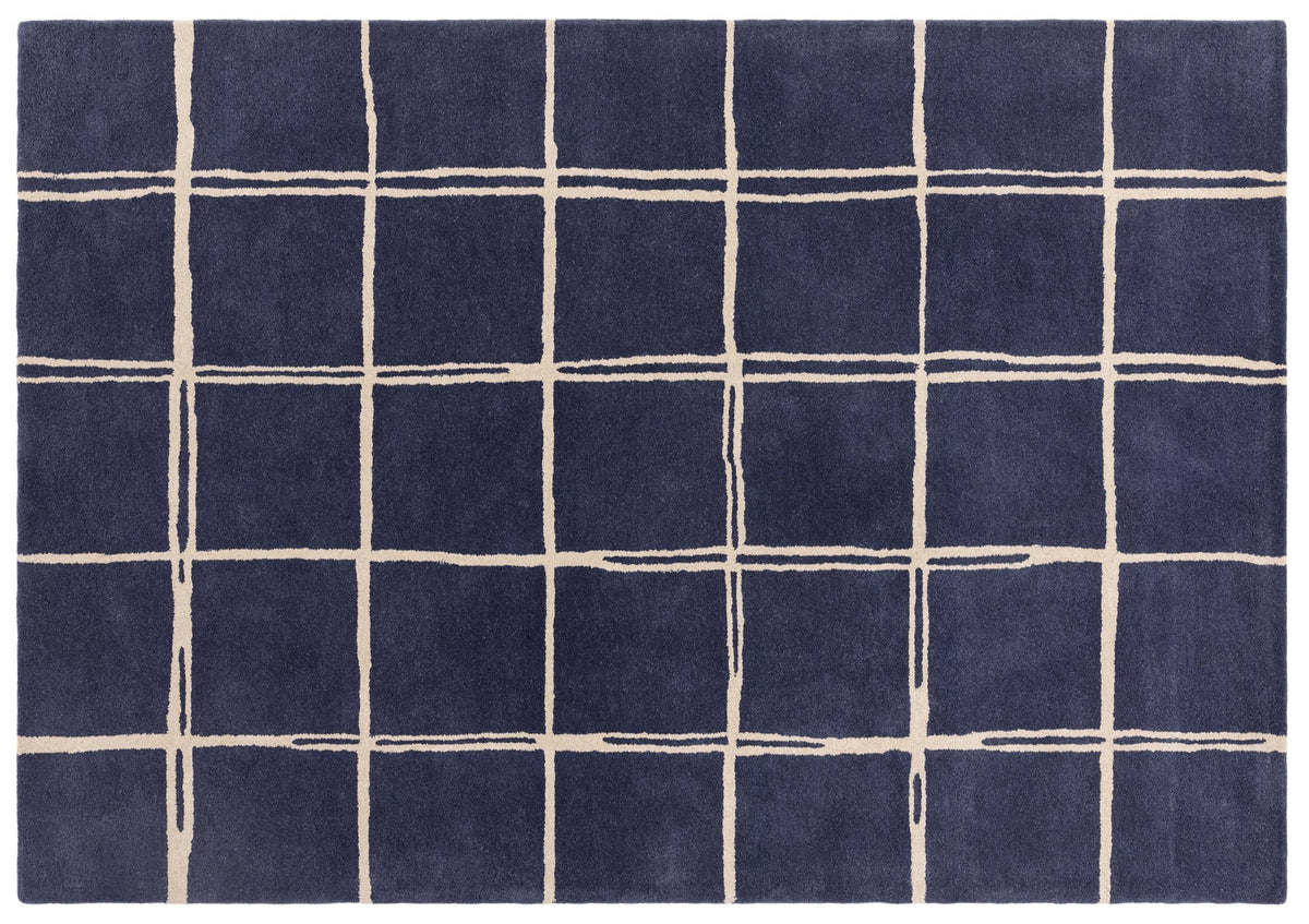 Albany Grid Marine Rug, 120x170