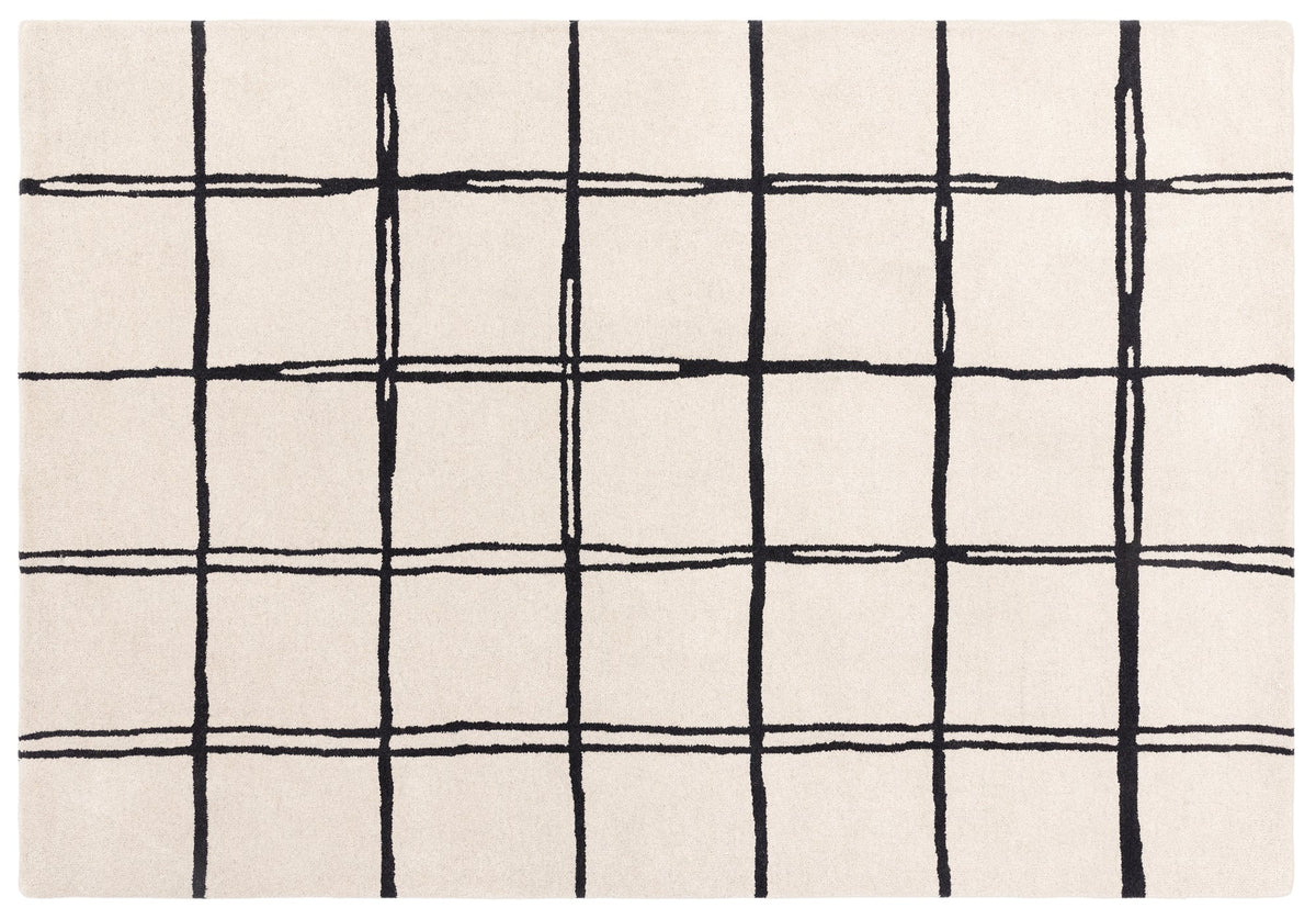 Albany Grid Monochrome Rug