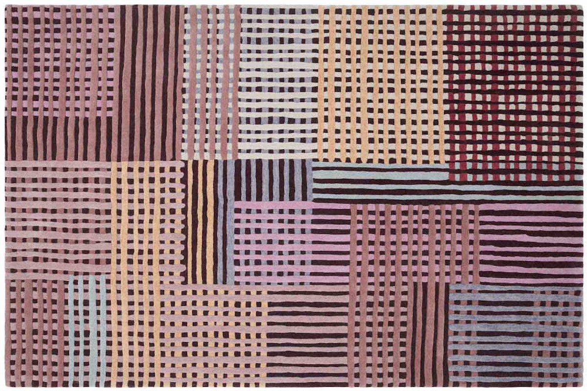 Aspect Rug Red Multi | Patterned Rugs | Red Rugs | Swyft