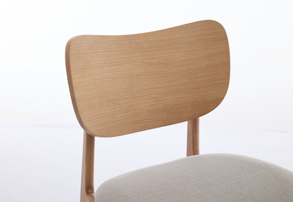 Dining Chair 02 (set of 2), Oak / Shadow