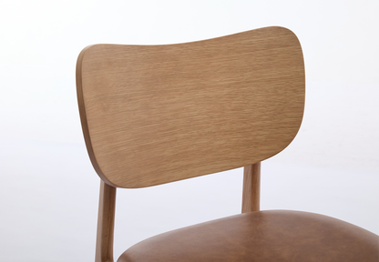 Dining Chair 02 (set of 2), Oak / Maple