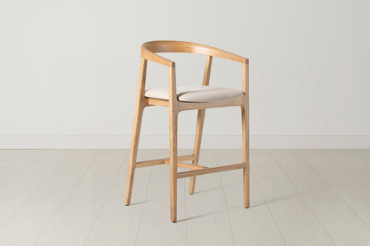 Bar Stool 01, Oak / Oatmeal