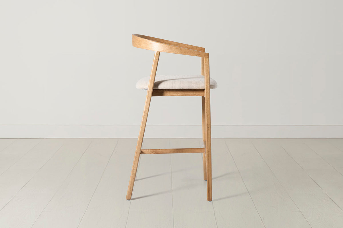 Bar Stool 01, Oak / Oatmeal