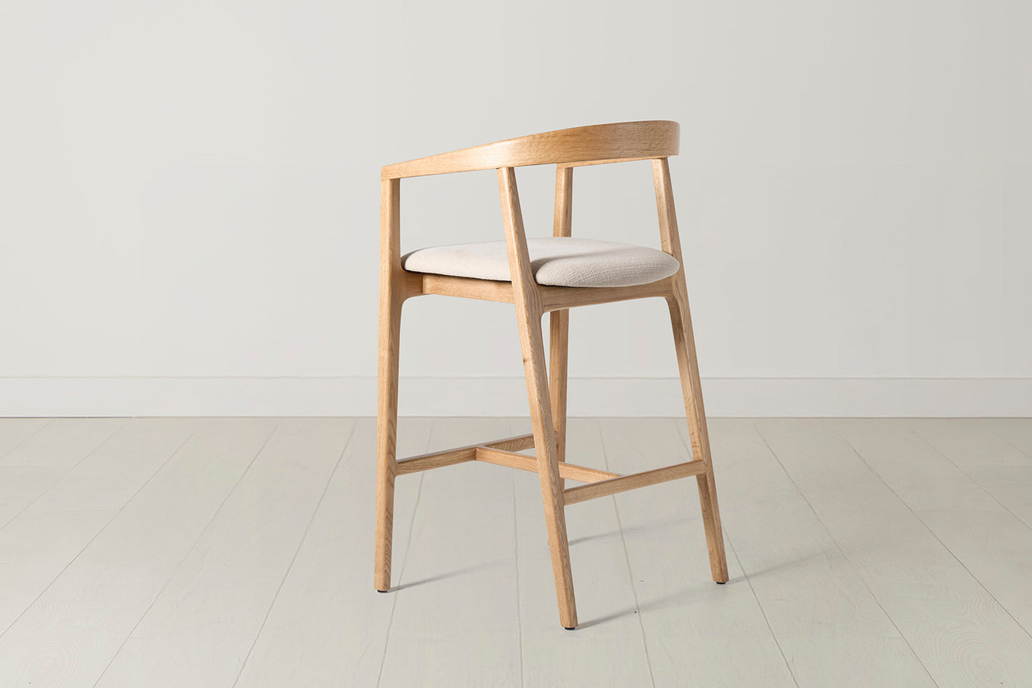 Bar Stool 01, Oak / Oatmeal