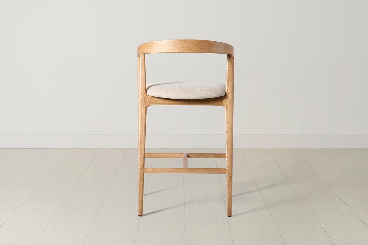 Bar Stool 01, Oak / Oatmeal