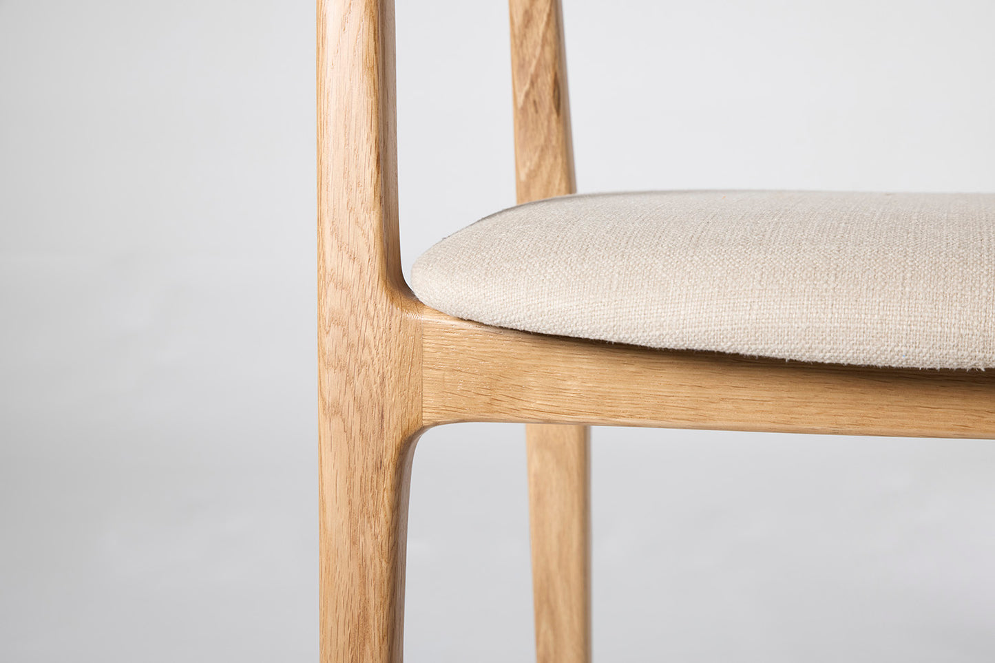 Bar Stool 01, Oak / Oatmeal