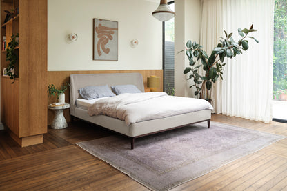 Bed 02 Super King Sized Bed, Bone
