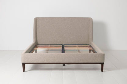 Bed 02 King Sized Bed, Pumice