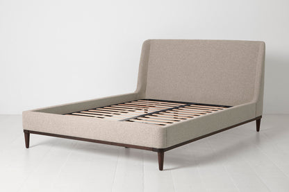 Bed 02 King Sized Bed, Pumice