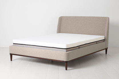 Bed 02 King Sized Bed, Pumice