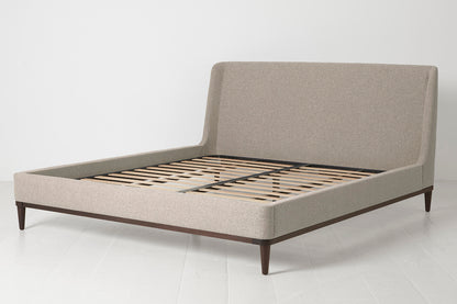 Bed 02 Super King Sized Bed, Pumice