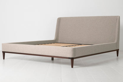 Bed 02 Super King Sized Bed, Pumice