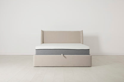 Bed 03 Storage Double Bed, Chalk