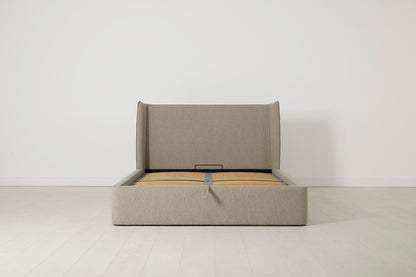 Bed 03 Storage Double Bed, Pumice