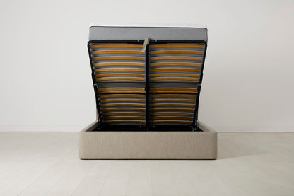 Bed 03 Storage Double Bed, Pumice