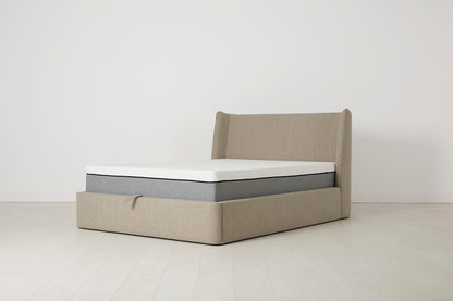 Bed 03 Storage Super King Sized Bed, Pumice