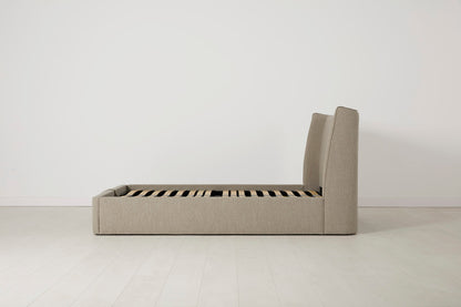 Bed 03 Storage Super King Sized Bed, Pumice