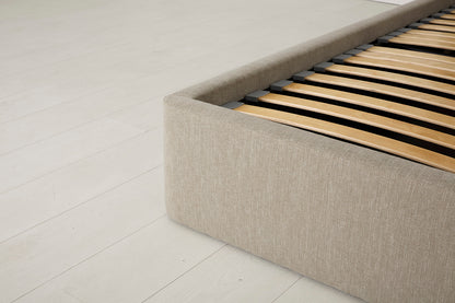 Bed 03 Storage Super King Sized Bed, Pumice