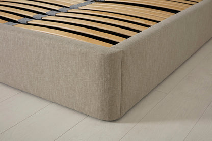 Bed 03 Storage Super King Sized Bed, Pumice