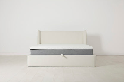 Bed 03 Storage King Sized Bed, Ivory