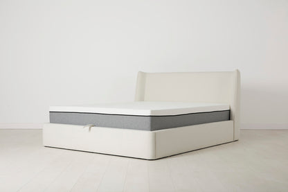 Bed 03 Storage Super King Sized Bed, Ivory